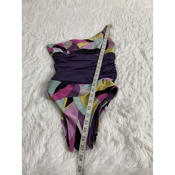 ANK One Piece Swimsuit Match Set 2 Pieces Swim Dress Purple Size M - Picture 6 of 15